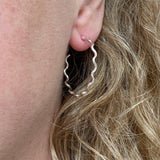 Wiggle Hoop Earrings