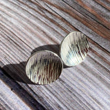 Hammered Saucer Earrings
