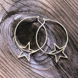 silver star hoops