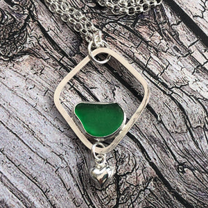 sea glass pendant