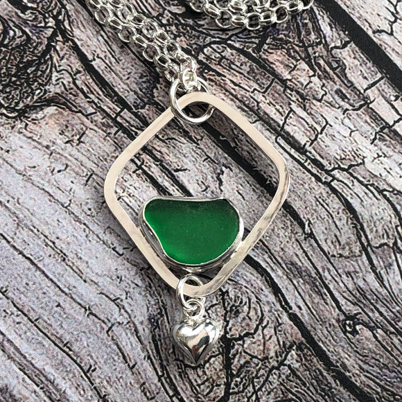 sea glass pendant