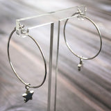 Star Hoop Earrings