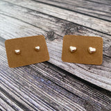 Mini Heart shaped studs