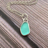 sea glass pendant