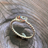Fordite Bubble Ring