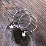 silver star hoops
