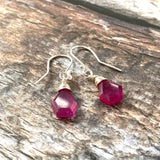 Pink Sapphire Earrings