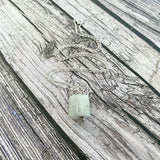 Raw Aquamarine Pendant