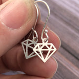 Geometric Diamond Earrings