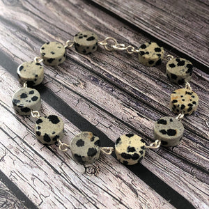 Dalmatian Jasper Bracelet