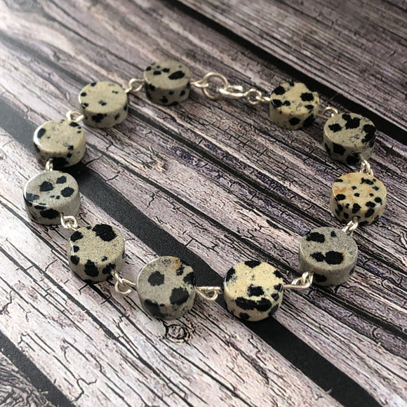 Dalmatian Jasper Bracelet