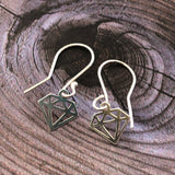 Geometric Diamond Earrings