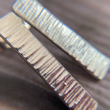 Hammered Rectangular earrings