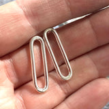 Chunky Paperclip Link Earrings